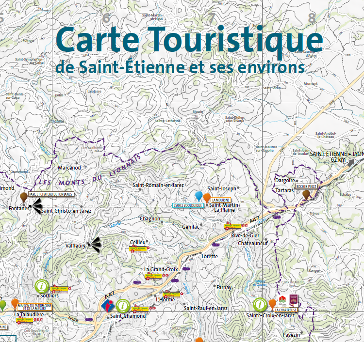 Carte Touristique De Saint Étienne Métropole Site Officiel De Saint Etienne Métropole 0106