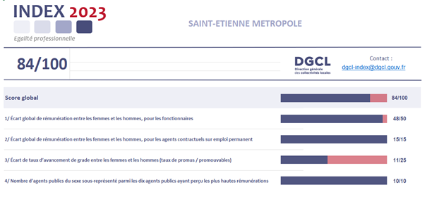 index égalité professionnelle femmes-hommes 2023 de SEM