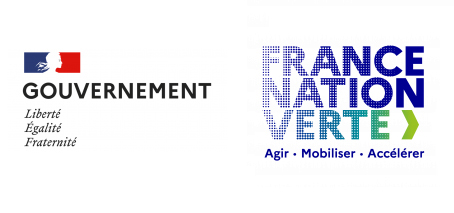 Logos du Gouvernement et de France nation verte