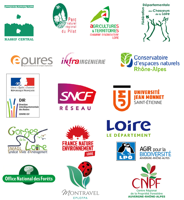 Logos des signataires du contrat vert et bleu